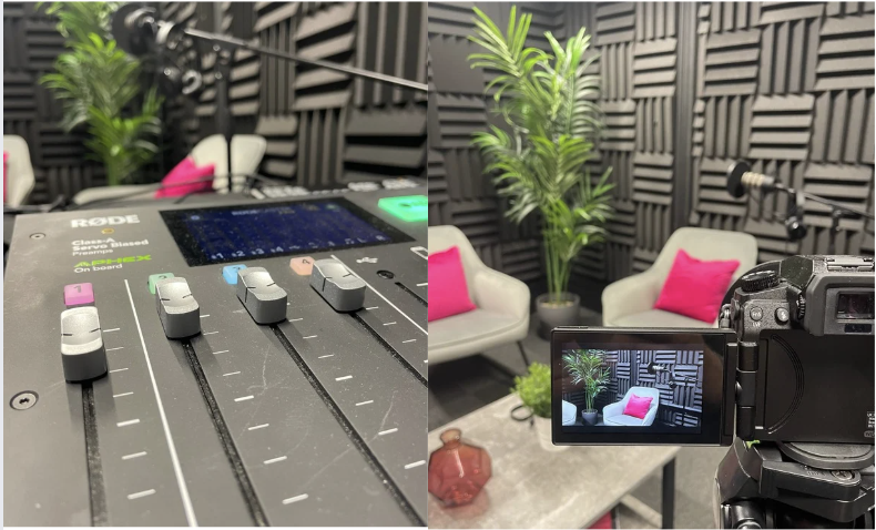 Moja Podcast Studio Equipment