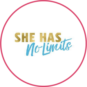 She Has No Limits Badge